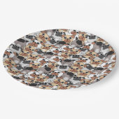 Assiettes En Carton Carlins mignons (Angle)