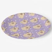 Assiettes En Carton Carlins mignons (Angle)