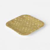 Assiettes En Carton Carnaval d'or Diamants d'Arlequin (Angulaire)