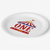 Assiettes En Carton Carnaval Thème Personnalisé 1er Anniversaire Cirqu (Angle)
