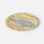 Assiettes En Carton Caroline du Nord, Signé par Dieu (Angle)