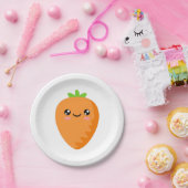 Assiettes En Carton Carotte (Fête)