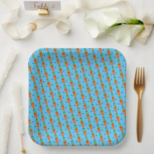 Assiettes En Carton Carotte triste par Kenneth Yoncich