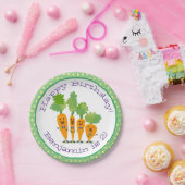 Assiettes En Carton Carottes jolies illustration (Fête)