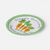 Assiettes En Carton Carottes jolies illustration (Angle)