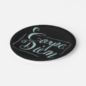 Assiettes En Carton Carpe Diem Fancy (Angle)