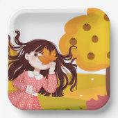 Assiettes En Carton Carré bon thanksgiving (Recto)