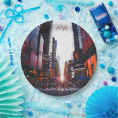 Assiettes En Carton Carré du New York Times (Fête)