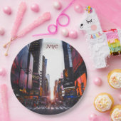 Assiettes En Carton Carré du New York Times (Fête)