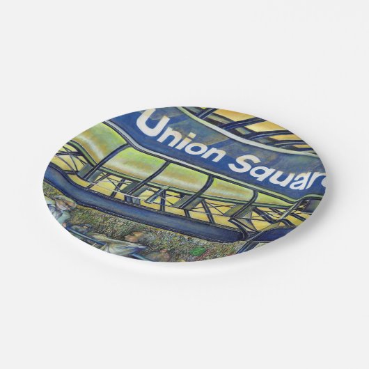 Assiettes En Carton Carré syndical (Angle)