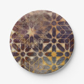 Assiettes En Carton Carreaux mystiques I (Devant)