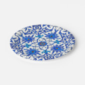 Assiettes En Carton Carrelage chinois Art Nouveau - Cobalt Bleu & Blan (Angle)