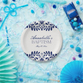 Assiettes En Carton Carrelage Talavera bleu Espagne Fiesta Baptême (Fête)