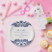 Assiettes En Carton Carrelage Talavera bleu Espagne Mariage Fiesta (Fête)