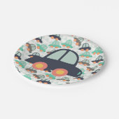 Assiettes En Carton Cars et More (Angle)
