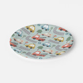 Assiettes En Carton Cars Pattern kids (Angle)