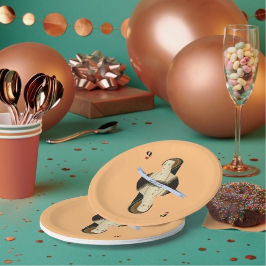 Assiettes En Carton Carte Anne Boleyn (Multi)