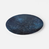 Assiettes En Carton Carte céleste (Angle)