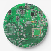 Assiettes En Carton Carte circuit imprimé circuit vert PCB (Devant)