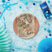 Assiettes En Carton Carte d'anniversaire vintage (Fête)