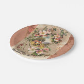 Assiettes En Carton Carte d'anniversaire vintage (Angle)