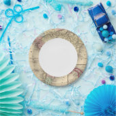 Assiettes En Carton Carte de l'Amérique du Sud par Mitchell (Fête)