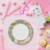 Assiettes En Carton Carte de l'Asie (Fête)