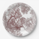 Assiettes En Carton Carte des arbres 4 (Devant)