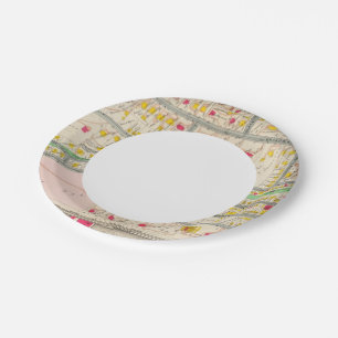 Assiettes En Carton Carte des Yonkers NY