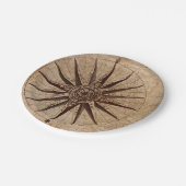 Assiettes En Carton Carte du compas (Angle)