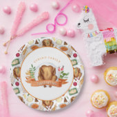 Assiettes En Carton Carte personnalisée Thanksgiving Turkey Dinner Pap (Fête)