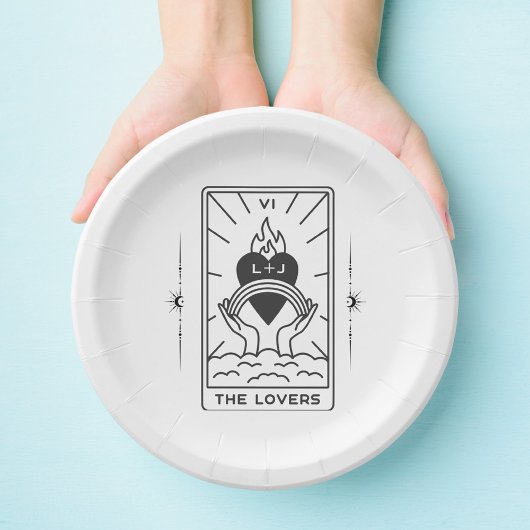 Assiettes En Carton Cartes Tarot | FÊTE DES MARIÉES | MARIAGE | Tarot