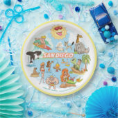 Assiettes En Carton Carton de San Diego (Fête)