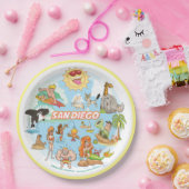 Assiettes En Carton Carton de San Diego (Fête)