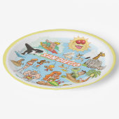 Assiettes En Carton Carton de San Diego (Angle)