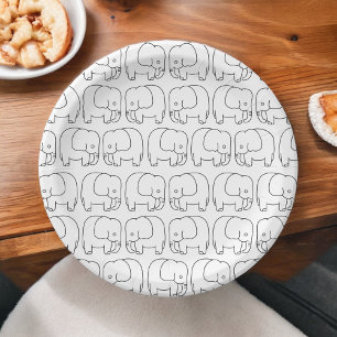 Assiettes En Carton Carton éléphant