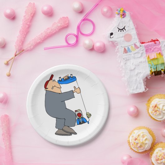 Assiettes En Carton Cartoon (Fête)