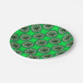 Assiettes En Carton cartouche celtique (Angle)