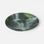 Assiettes En Carton Cascade calmante (Angle)