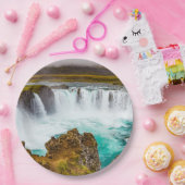 Assiettes En Carton Cascade de Godafoss, Islande (Fête)