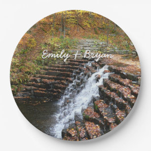 Assiettes En Carton Cascade du parc d'état Laurel Hill State Park II