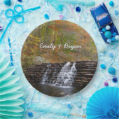 Assiettes En Carton Cascade du parc national Laurel Hill I (Fête)