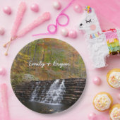 Assiettes En Carton Cascade du parc national Laurel Hill I (Fête)