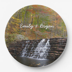 Assiettes En Carton Cascade du parc national Laurel Hill I