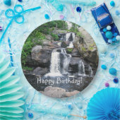 Assiettes En Carton Cascade Joyeux anniversaire (Fête)