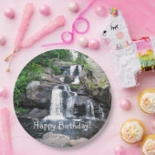 Assiettes En Carton Cascade Joyeux anniversaire (Fête)