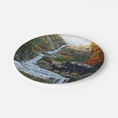 Assiettes En Carton Cascade Mère et Cube Ours Noir (Angle)