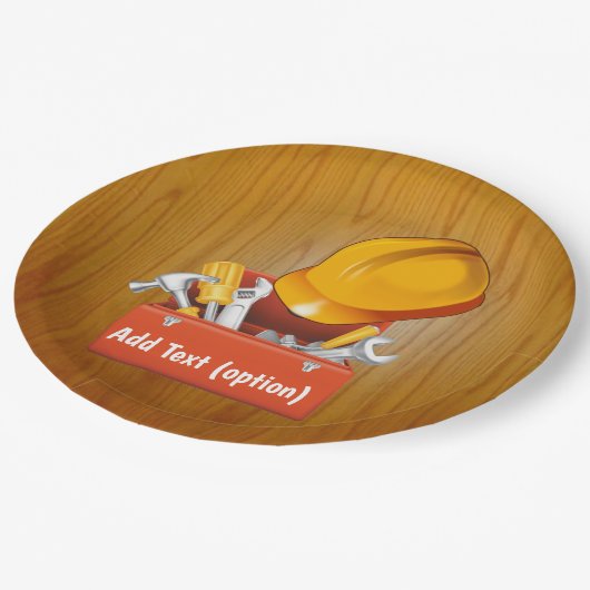 Assiettes En Carton Casque antichoc de construction et plaques à (Angle)