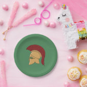 Assiettes En Carton Casque Corinthien (Fête)