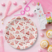 Assiettes En Carton Casquettes d'hiver et Mittens (Fête)